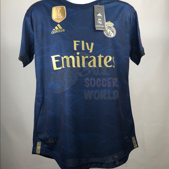 🚨 Eden Hazard Real Madrid Away UEFA Soccer Jersey - Picture 7 of 9